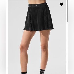 Alo Micro Plisse Tennis Skirt
